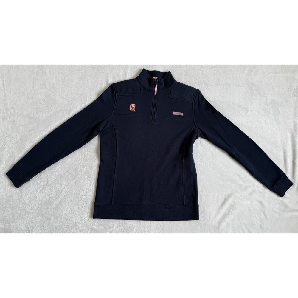 Vineyard Vines Shep Shirt Womens XS Navy 1/4 Zip Popover